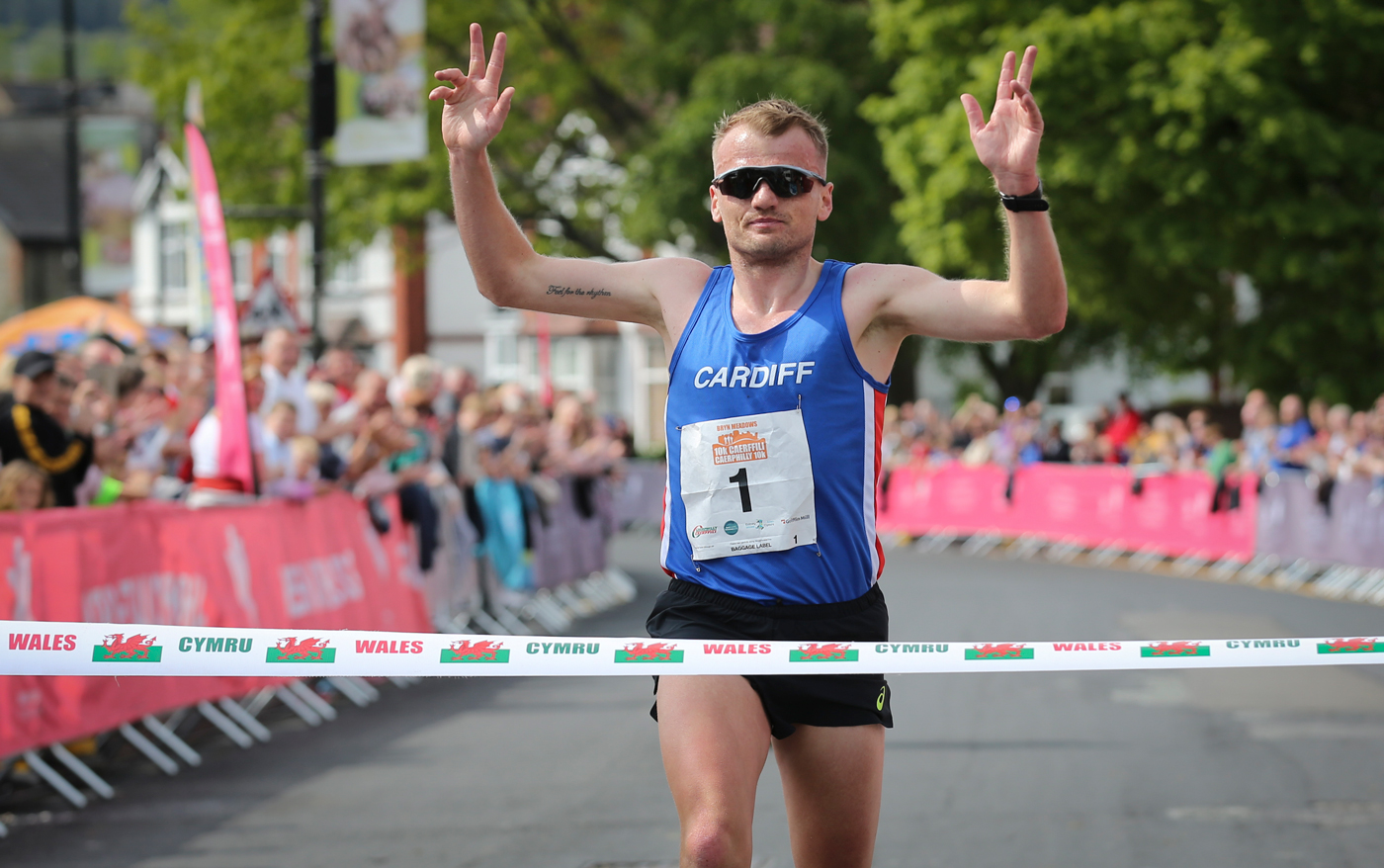 2019 Caerphilly 10k winner, Matt Clowes